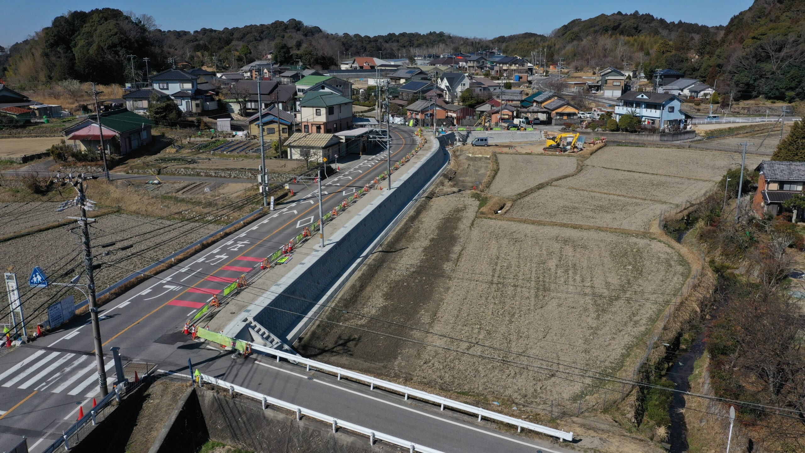 田口町道路改良工事